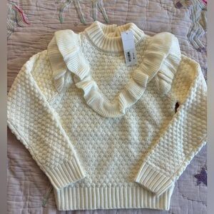 NWT JANIE AND JACK GIRLS SWEATER SIZE 6
